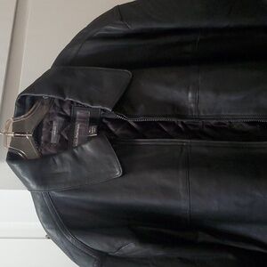 Perry Ellis Portfolio XL Lambskin Leather Jacket